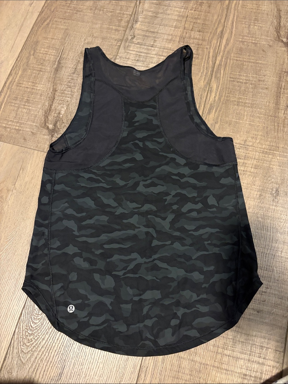 lululemon athletica Black Camo Racerback Tank